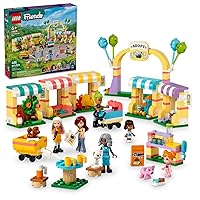 LEGO Friends Pet Adoption Day Toy, Animal Set, Pretend Play, Gift Idea for Kids, Girls and Boys Aged 6 Years and Up, with 7 Characters and 5 Animal Figures, Hedgehog, Hamster, Pig and More, 42615