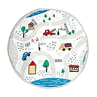 Kate & Milo Car Playmat, Portable and Washable Infant Tummy Time and Play Gym Mat, Gender-Neutral Baby Accessories, Baby Boy Gift, Gift for New and Expecting Parents, Reversible