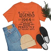 60th Birthday Tee 60 Years Old Vintage Legends Funny Born in 1964 T-Shirt for Men Women
