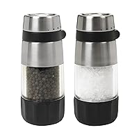 Good Grips Salt and Pepper Grinder Set, Stainless Steel