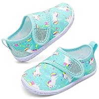 LeIsfIt Toddler Water Shoes Boys Girls Aqua Socks Kids Breathable Swim Shoes Non-Slip Barefoot Beach Shoes