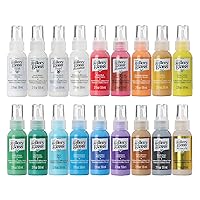 Gallery Glass Window Acrylic Craft Paint Set Formulated to be Non-Toxic, Perfect for Beginners and Artists, Eighteen Bottles, 2 Ounce, Assorted Colors 1