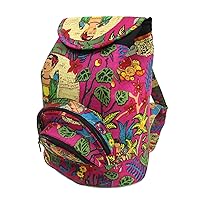 Fridaa Kaahlo Printed Man & Women Casual Cotton Bag Multi Backpack Bags College Backpack, Hippie Backpack, Handmade backpack