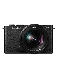 LUMIX S9 Full Frame Camera with 20-60mm F3.5-5.6 L Mount Lens, Compact Mirrorless Camera for Content Creators with Real Time LUT, Open Gate and Easy Sharing of Photos & Video – DC-S9KK (Black)