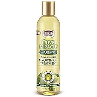 AFRICAN PRIDE Olive Miracle Growth Oil, 8 Oz (Pack of 3)