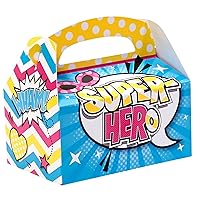 Birthday Express Superhero Girl Party Supplies - Empty Favor Boxes (4)
