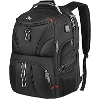 MATEIN Backpack for Men, Extra Large Laptop Backpack with USB Port, Travel Backpacks for Women, Anti Theft College Computer Bag Water Resistant TSA Business Work Rucksack Fit 17 Inch Notebook, Black