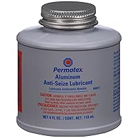Permatex 80071 Anti-Seize Lubricant with Brush Top Bottle, 4 oz.