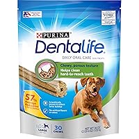 Purina DentaLife Made in USA Facilities Large Dog Dental Chews, Daily - 30 ct. Pouch