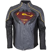 Men's Super Jacket in Black And Grey Real Leather Stylish Jacket in Sizes XS to 5XL