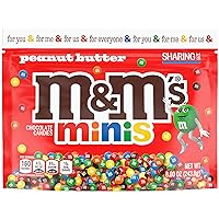 Minis Peanut Butter Milk Chocolate Candy, Sharing Size, 8.6 Oz. Resealable Bag