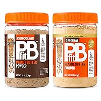 Chocolate Peanut Butter Powder, 15 oz+ PBfit Original Peanut Butter Powder 15 oz
