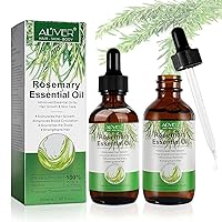 Rosemary Oil for Hair Growth, Organic Rosemary Essential Oils for Skin Care, Nourishes The Scalp,Stimulates Hair Growth, Hair Loss Treatment, Rid of Itchy and Dry Scalp (2.02 fl oz)