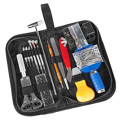 BOBO BIRD Watch Repair Tool Kit 147 PCS Professional Spring Bar Watch Band Link Pin Tools Set with Carrying Case