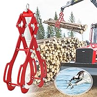 Log Lifting Tongs, Optimal Strength Log Tongs, Multi-Model Compatibility, Superior Steel Grip for Safe Wood Lifting & Dragging, Essential Tool for Efficient Logging Operations (36 in-4 Claw)