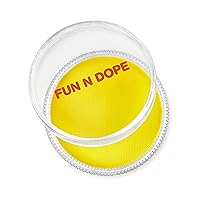 Fun N' Dope - Face Paint for Kids & Adults (Yellow Matte) - Professional Grade Water Based Non Toxic Body Paint - Face Painting for Halloween Makeup, Parties & Festivals - Sensitive Skin Safe