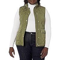 Avenue Womens Plus Size Vest Quinn Quilted