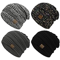 Winter Hats for Women Cable Knit Beanie Soft Womens Beanies Thick Winter Hat