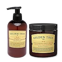 GILDEN TREE Nourishing Foot Cream & Body Lotion Bundle