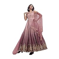 Stylish Party/Wedding Night Ready to wear Gown Type Indian Dress for Women 2542-O