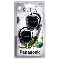 Panasonic- Rp-hs46e-k Slim Clip On Earphone - Black
