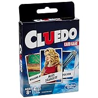 Hasbro Gaming Clue Card Game for Kids Ages 8 and Up, 3-4 Players Strategy Game