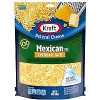 Kraft Mexican Style Cheddar Jack Finely Shredded Cheese, 8 oz Bag