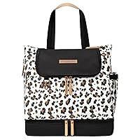 Petunia Pickle Bottom Pivot Backpack | Multiple Carrying Options (Backpack or Tote) | Insulated Pockets to Keep You Organized | Modern Silhouette with a Roomy Interior | Moon Leopard