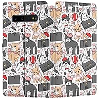 Wallet Case Replacement for Samsung Galaxy S23 S22 Note 20 Ultra S21 FE S10 S20 A03 A50 French Bulldog Puppy Dogs Flip Cover Fashion Cute PU Leather Folio Magnetic Paris Snap Card Holder