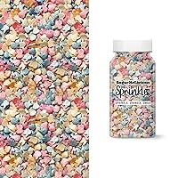 SugarMeLicious Sprinkles For Cupcakes, Edible Cake Decorations, For Vibrant and Versatile Sprinkles for Baking and Decorating Cookies & Ice Cream, 3oz Bottle (Pearlized Bunnies)
