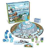 Learning Resources Summit Sums 3D Board Game - Math Games for Kids Ages 5+, Educational Games for Family Game Night