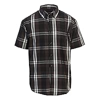 Gioberti Men's Short Sleeve Plaid Shirt