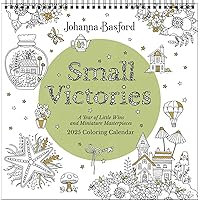 Johanna Basford 2025 Coloring Wall Calendar: Small Victories: A Year of Little Wins and Miniature Masterpieces Johanna Basford 2025 Coloring Wall Calendar: Small Victories: A Year of Little Wins and Miniature Masterpieces Calendar