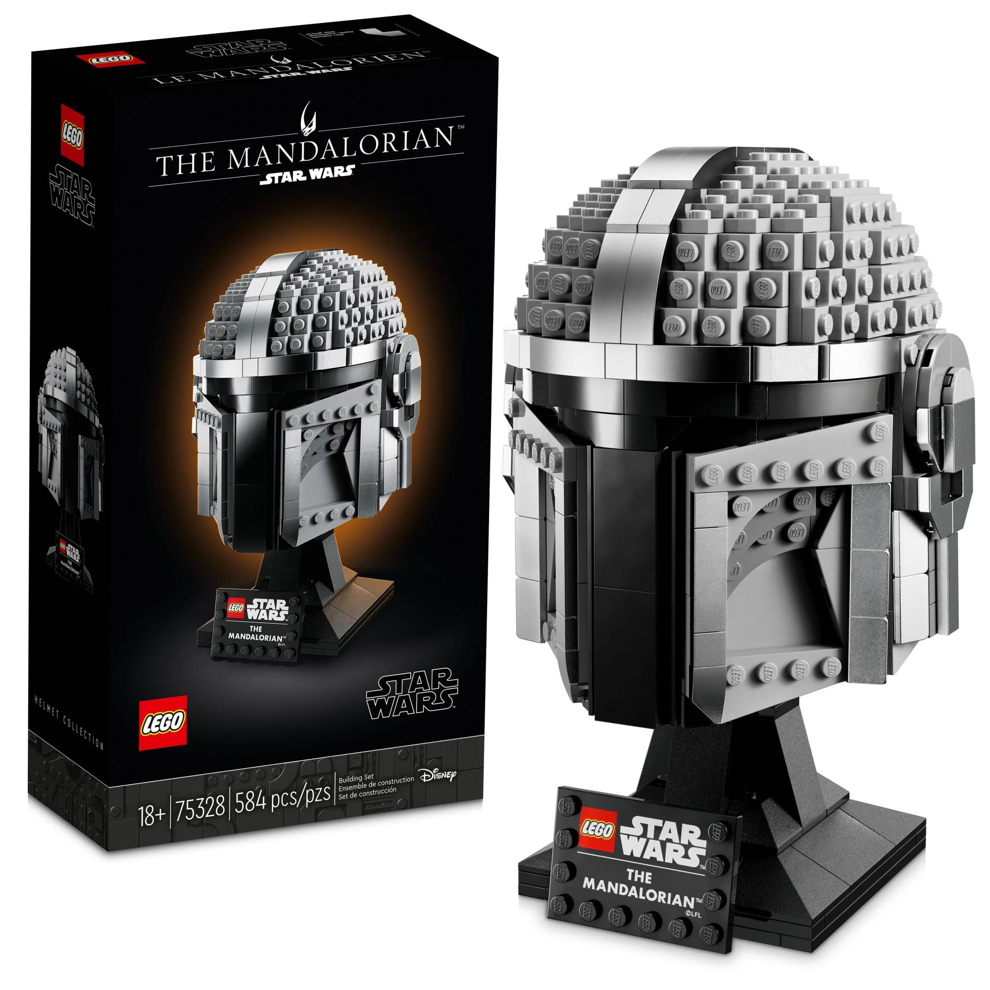 Mua LEGO Star Wars The Mandalorian Helmet 75328 Buildable Model ...