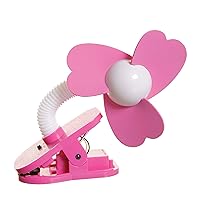 Dreambaby Stroller Fan - White/Pink