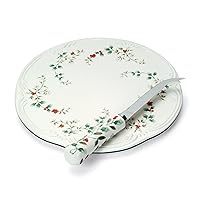 Pfaltzgraff Winterberry Cheese Tray with Slicer, Assorted