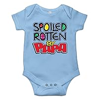 Spoiled Rotten by Papa Newborn One Piece Infant Funny Baby Bodysuit Grandpa
