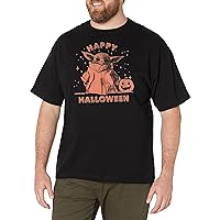 STAR WARS Mandalorian Happy Halloween Men's Tops Short Sleeve Tee Shirt