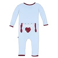 KicKee Pants Thanksgiving Applique Coverall