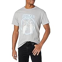 Fleetwood Mac Unisex-Adult Standard Official Grey Penguin T-Shirt