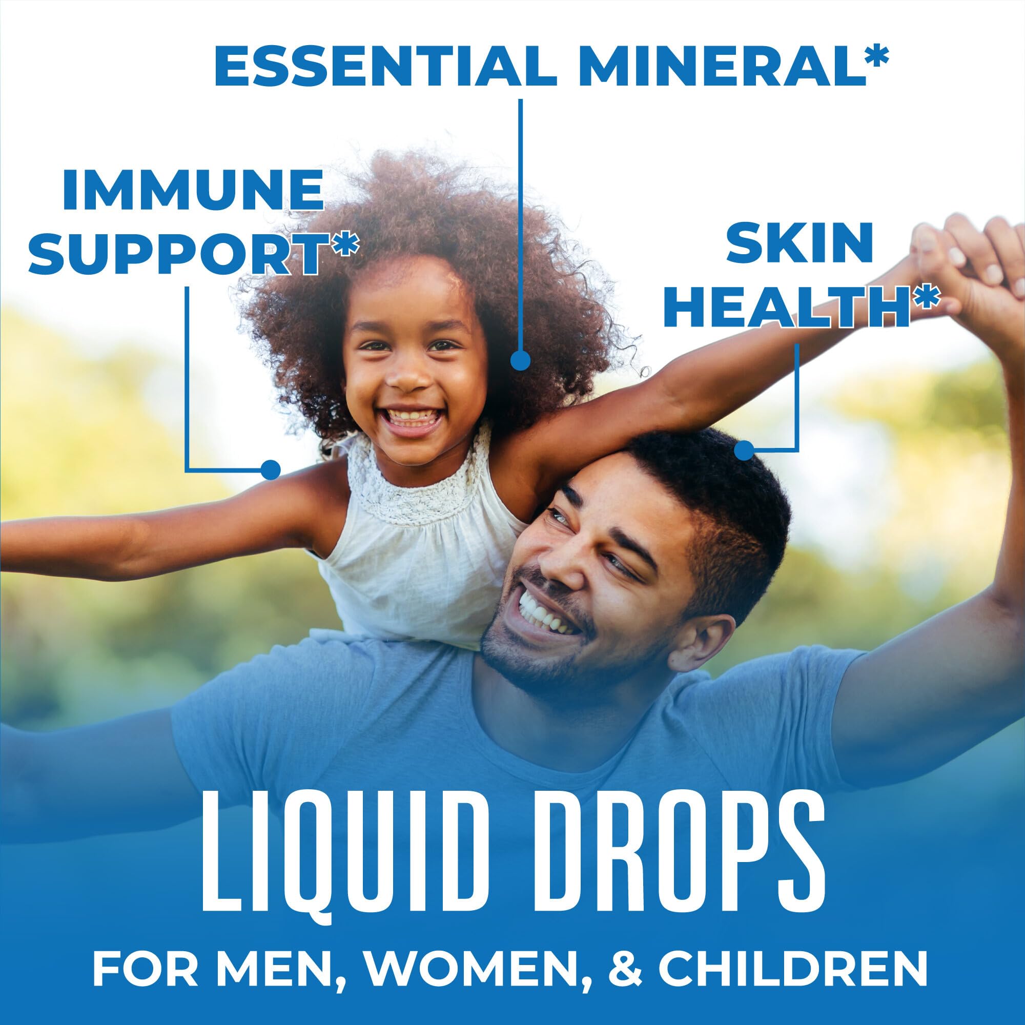 MaryRuth's Ionic Liquid Zinc Drops | Liquid Zinc Supplement for Immune Support & Skin Health | Ionic Zinc for Kids & Adults | Zinc Sulfate| Vegan | Non-GMO | Gluten Free | 40 Servings