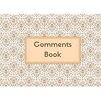 Comments Book: For Guests and Visitors - Feedback Book - Vintage Design Comments Book: For Guests and Visitors - Feedback Book - Vintage Design Paperback