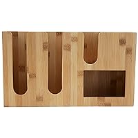 Mind Reader Cup and Condiment Station, Countertop Organizer, Coffee Bar, Rayon from Bamboo, 16.42