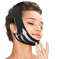 Reusable V Line Lifting Mask with Chin Strap for Women,Face Lift Prevent Sagging, Jaw Exerciser