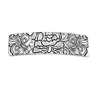 Kkjoy Lotus Hair Barrettes Large Hand Crafted Hair Clips Retro Vintage Metal French Hairpins Viking Celtic Knot Hair Accessory Ultra Light Hair Barrettes for Women Girls Jewelry Accessory