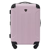 Travelers Club Chicago Hardside Expandable Spinner Luggages, Lilac, 20