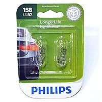 Philips 158 LongerLife Miniature Bulb, 2 Pack