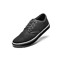Men's Organic Shoe (Blackout Edition) - Vegan Footwear - Sustainable - Ethically Sourced - Organic Cotton, Organic Rubber, Z Shoes