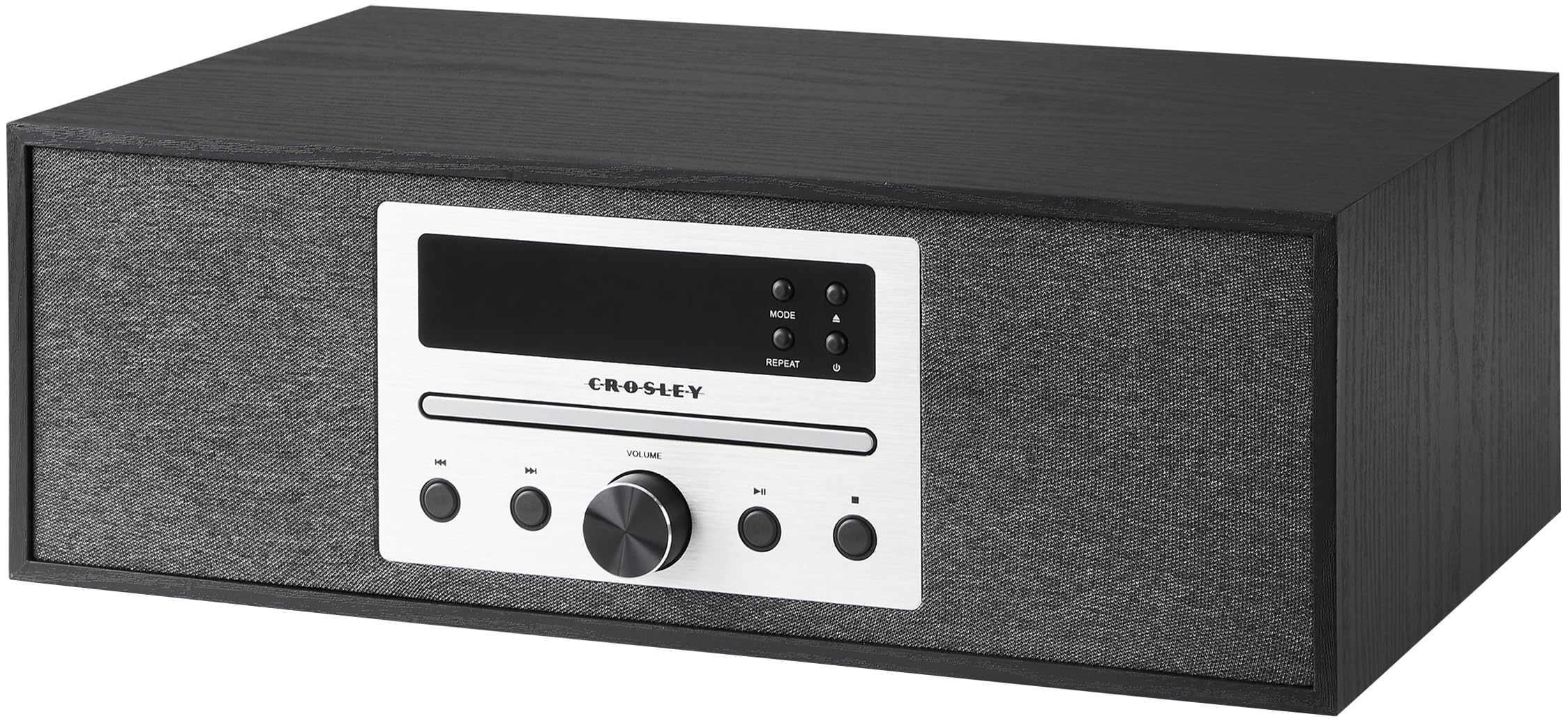 Crosley CR3504A-BK Finn Bluetooth FM Radio and CD Player, Black