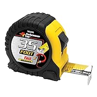 Performance Tool W5035 35-Foot 1-Inch Tape measure, Yellow